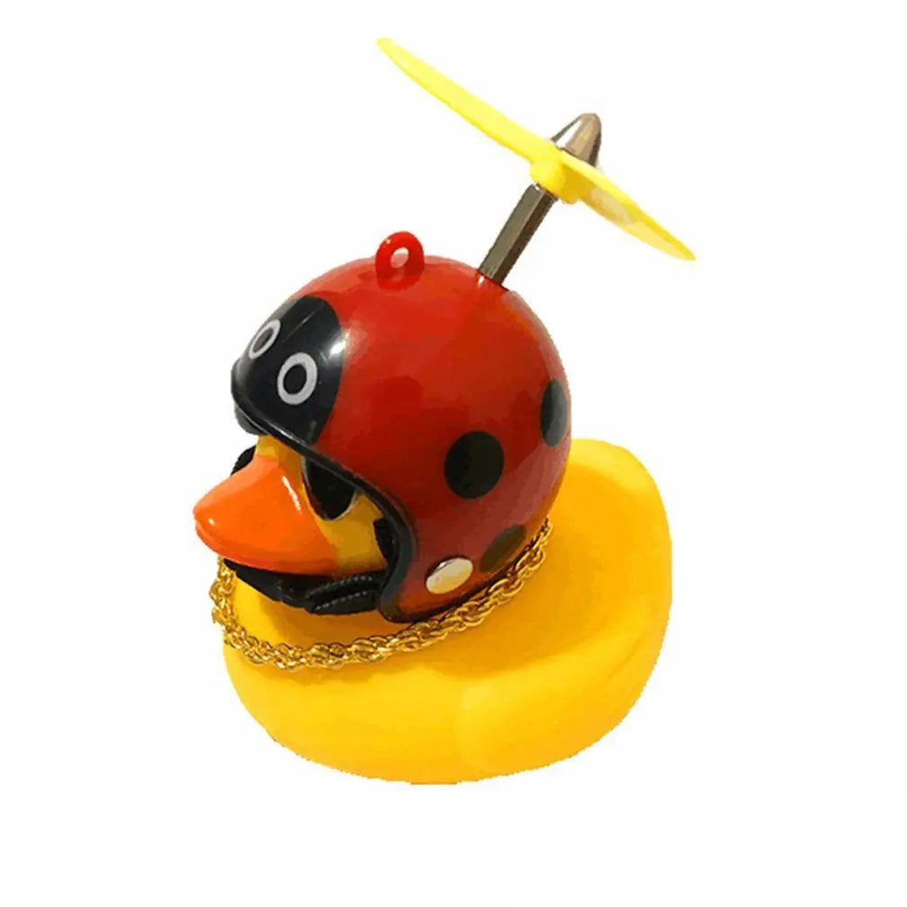 Car Duck With Helmet