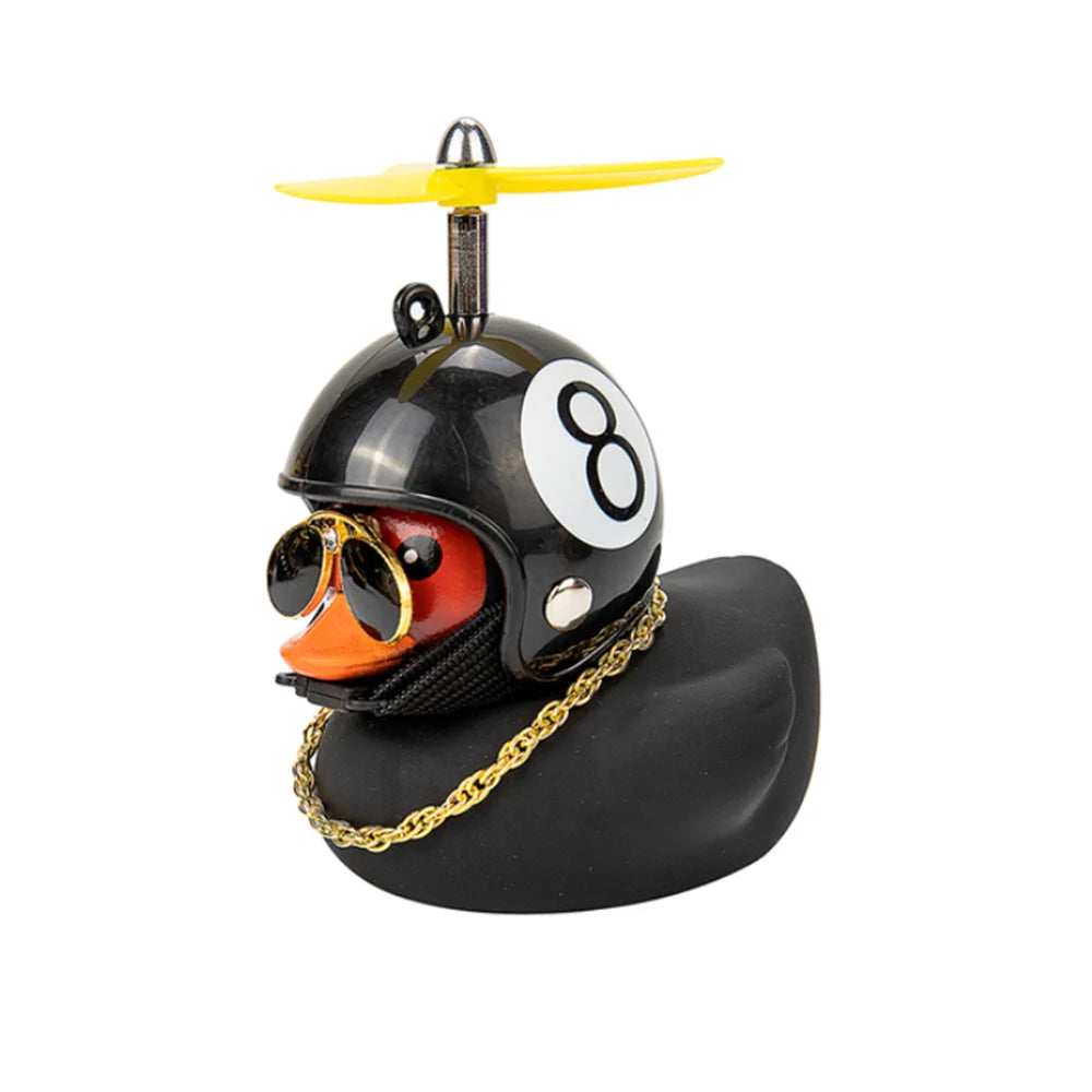 Car Duck With Helmet