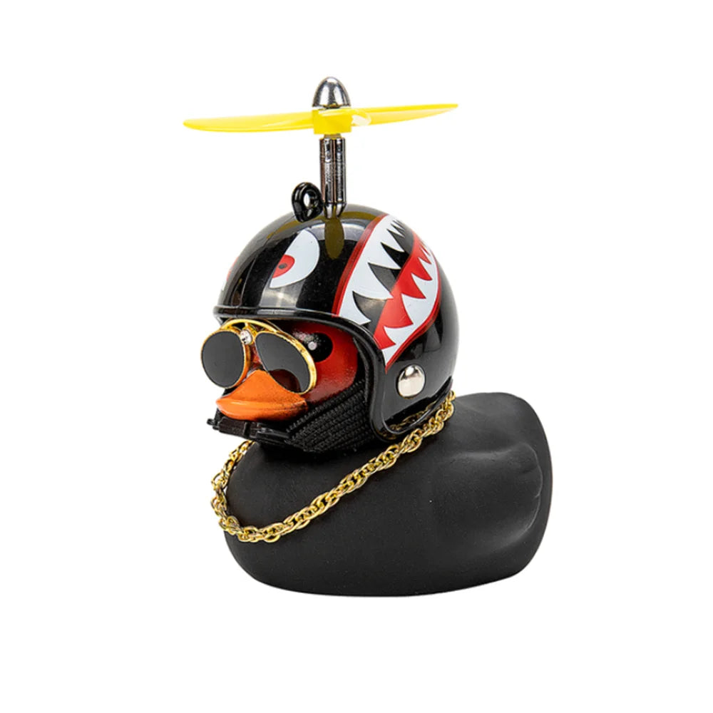 Car Duck With Helmet