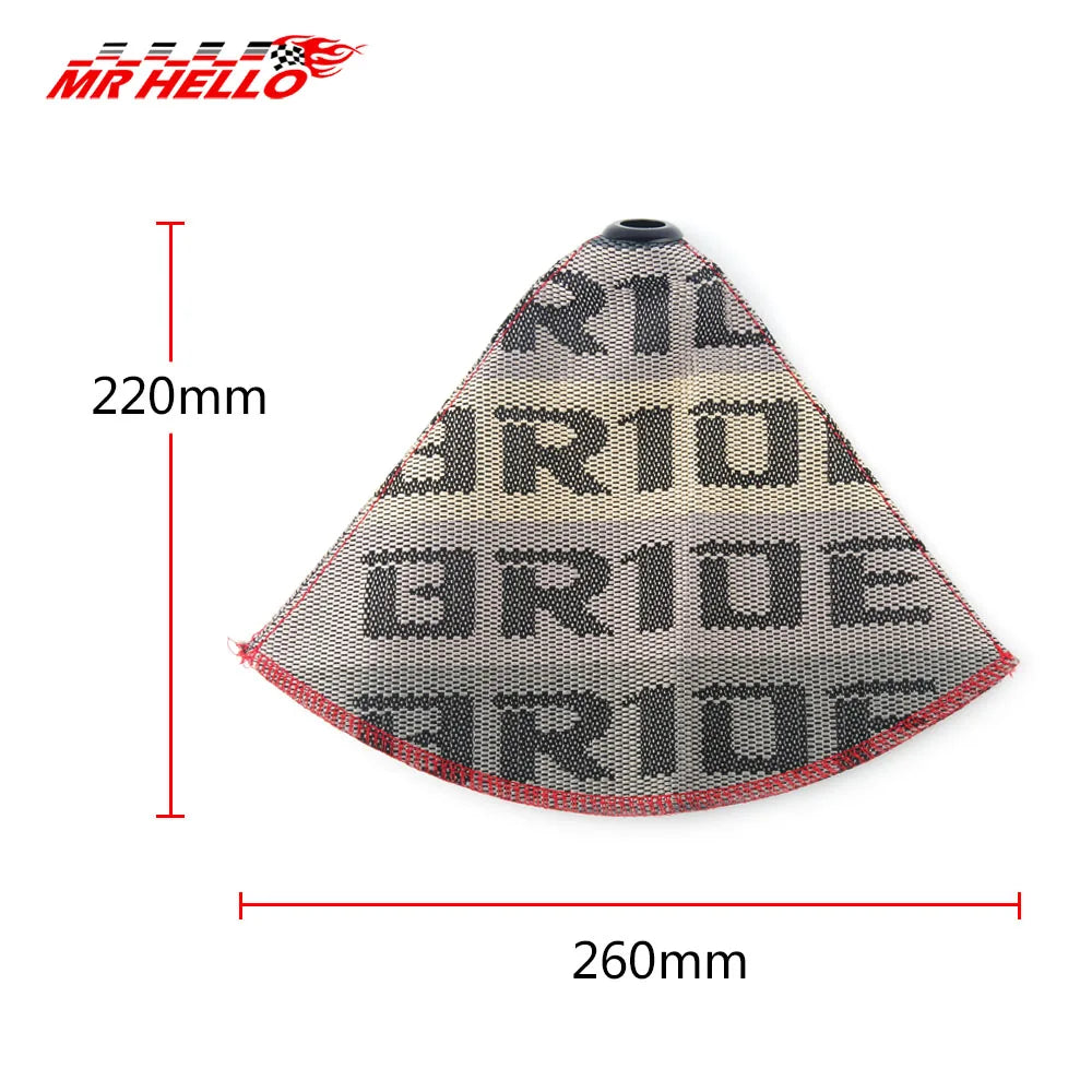 JDM Style Bride Canvas Universal Shift Lever Knob Boot Cover