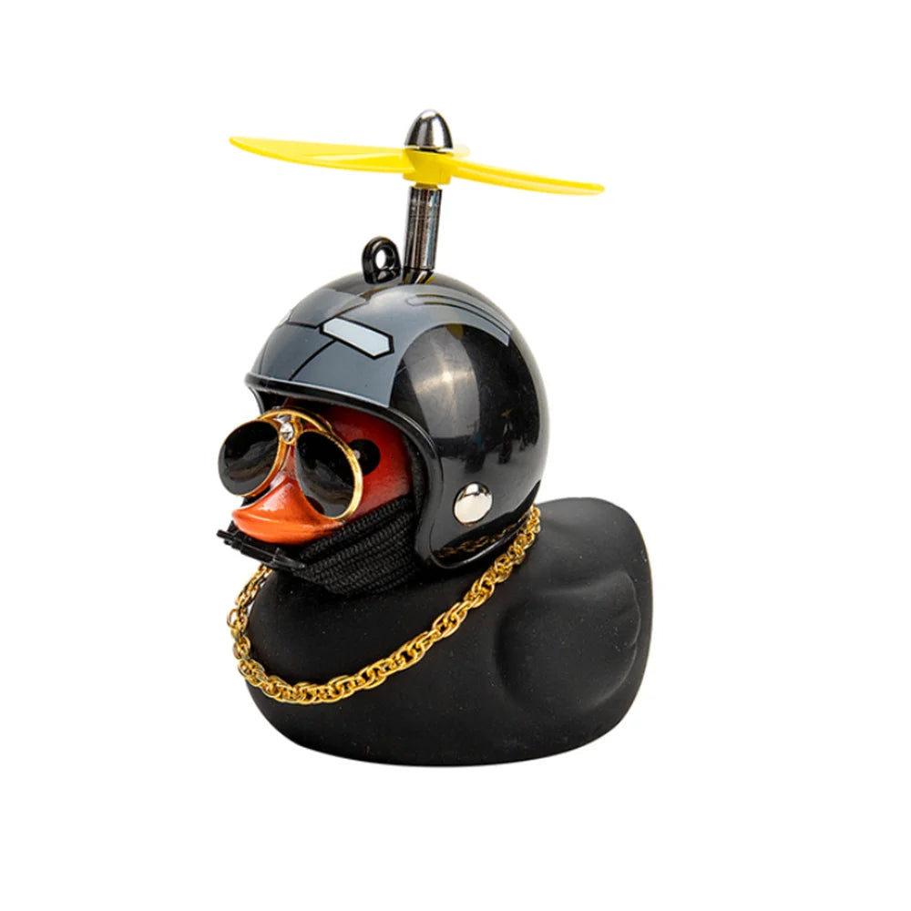 Car Duck With Helmet