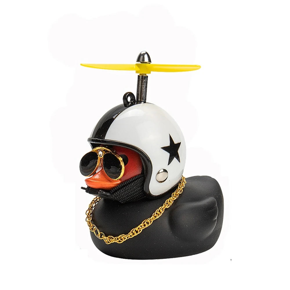 Car Duck With Helmet