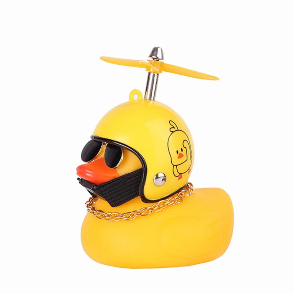 Car Duck With Helmet