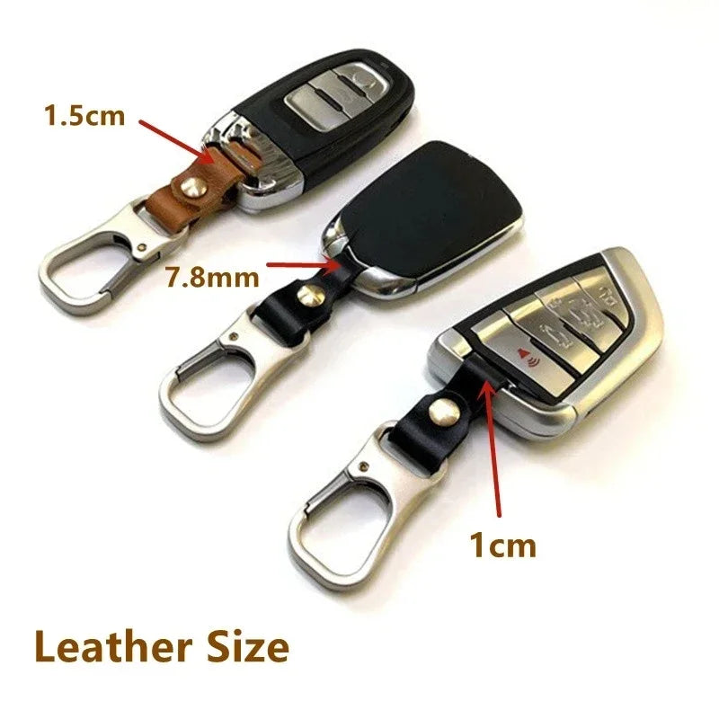 Genuine Cowhide Leather Keychain