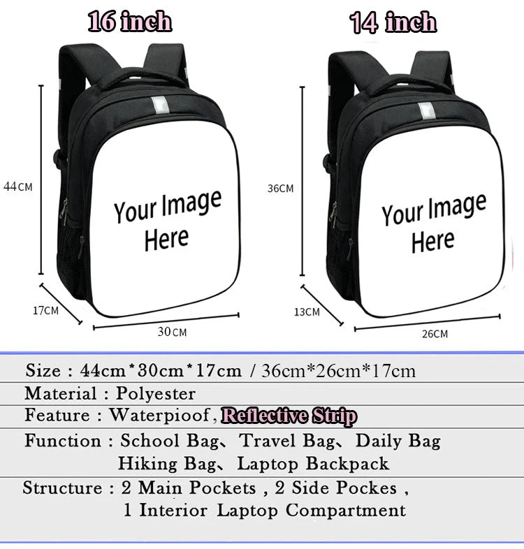 Japan JDM Racing Car Print Backpack