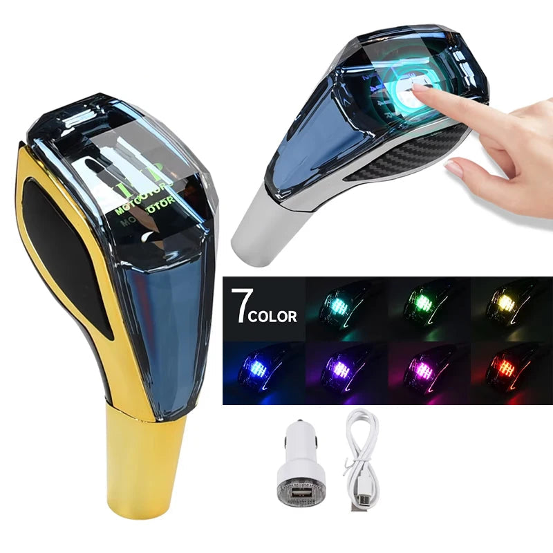 Crystal Handle Gear Shift Knob