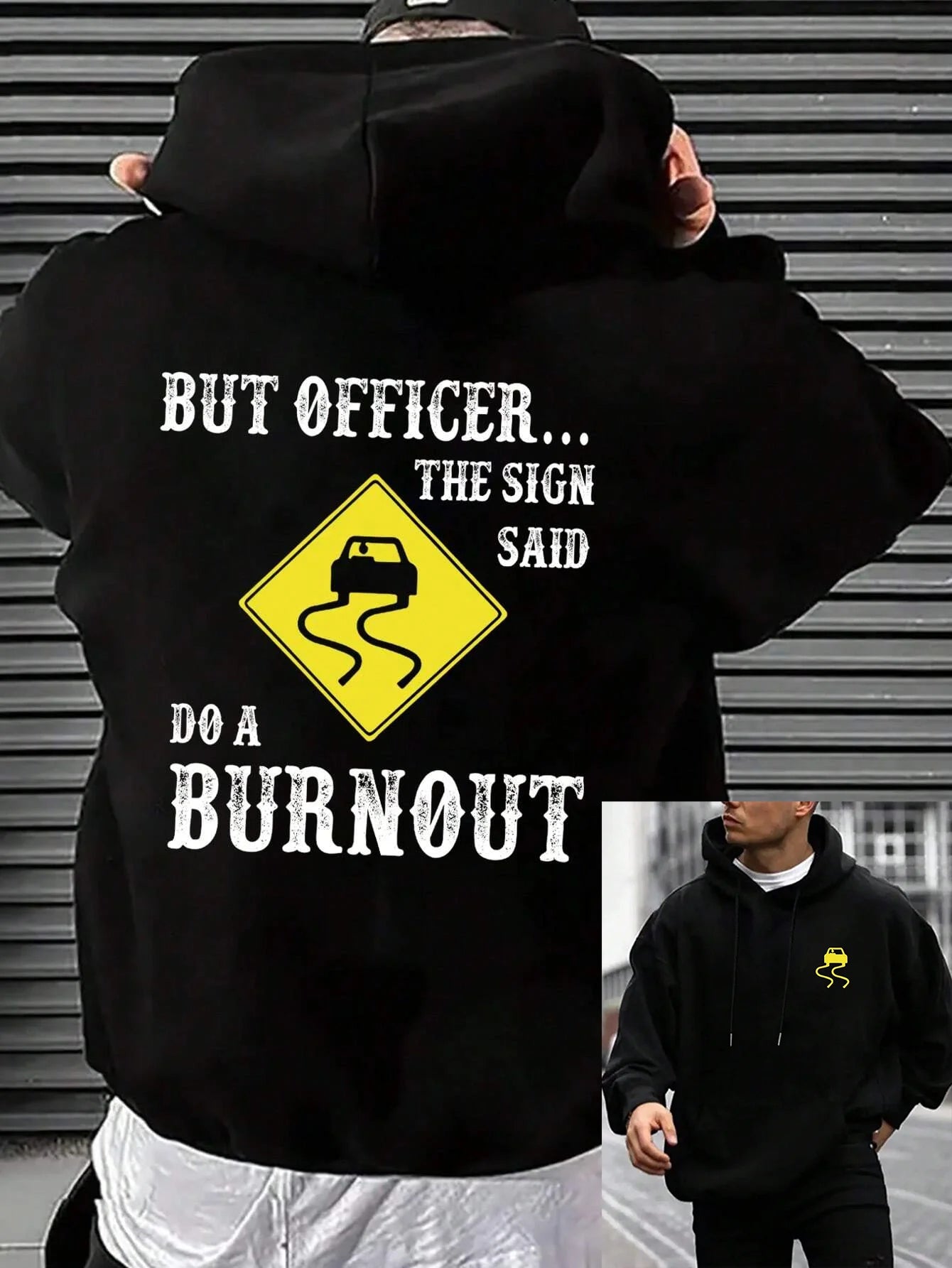 Men's Hoodie "But officer..."