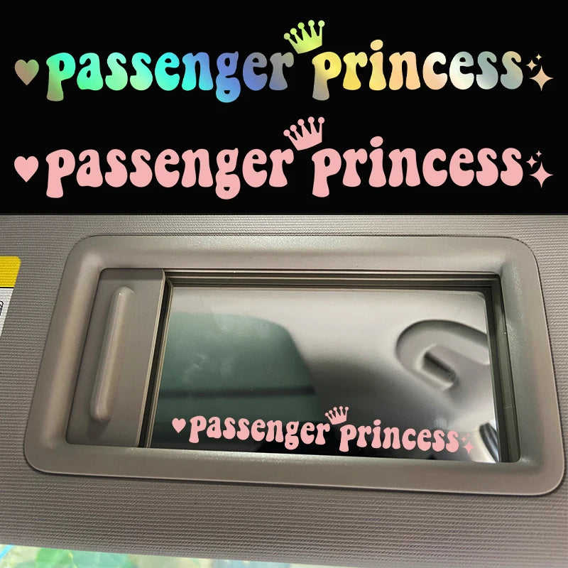G216 15*2.3CM Passenger Princess Car Stickers