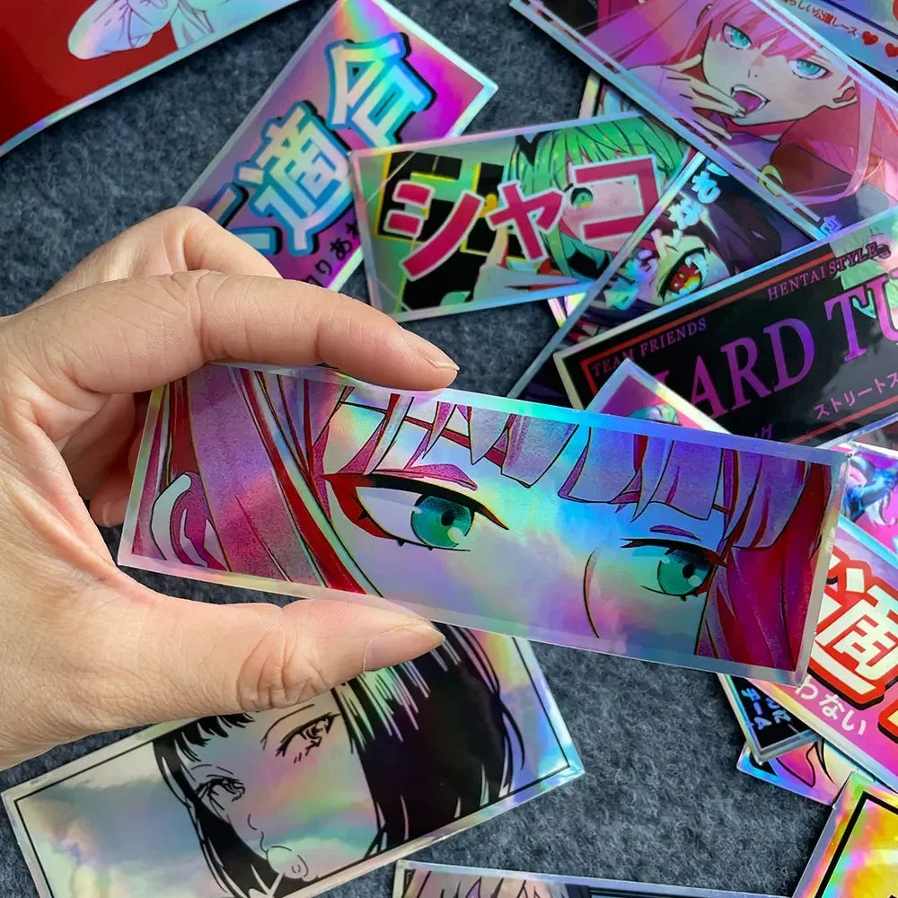 32PCS Binary Modification JDM Anime Waterproof Sticker