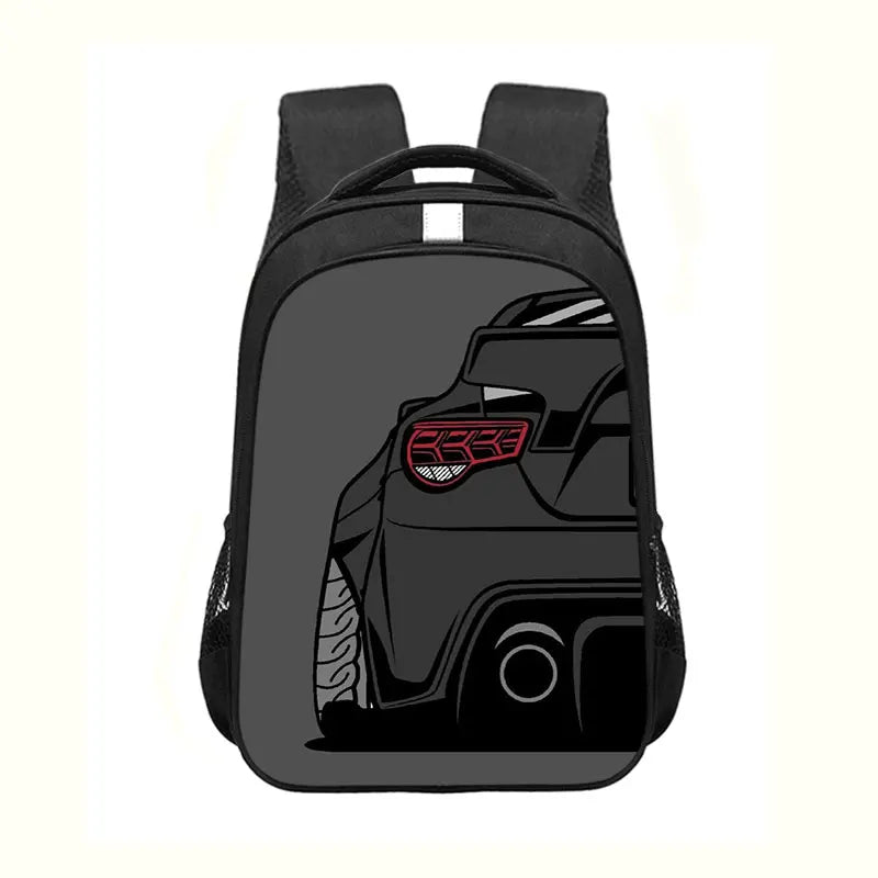 Japan JDM Racing Car Print Backpack