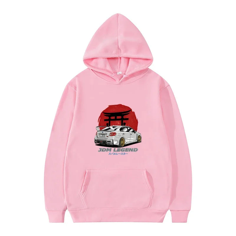 Jdm Subaru Performance Car Hoodie Sportswear