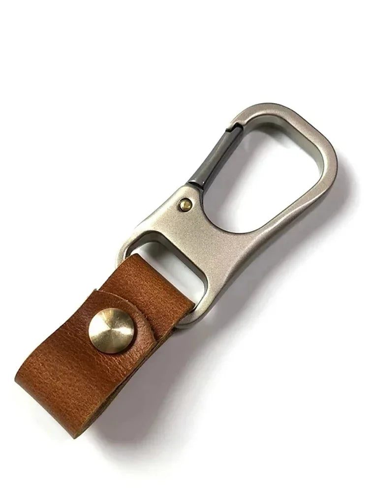 Genuine Cowhide Leather Keychain