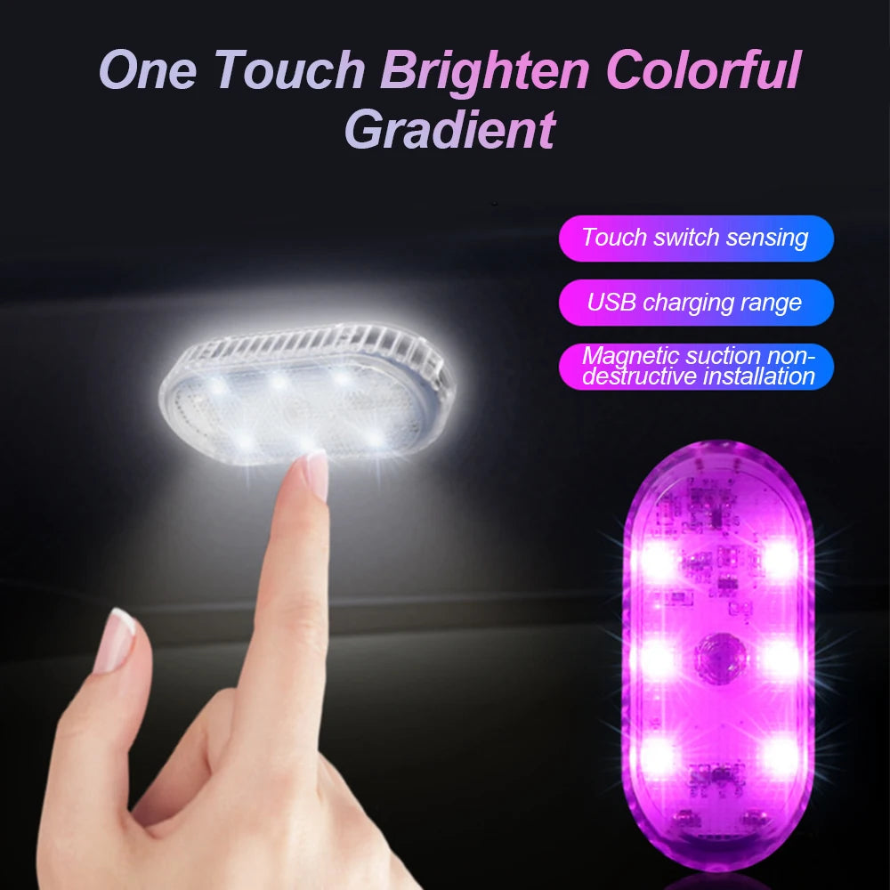 Multi Color Wireless Car LED Lights