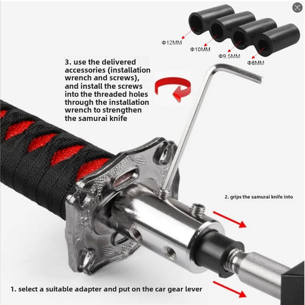Universal Dust Cover Shift Knob Collars With Adapters