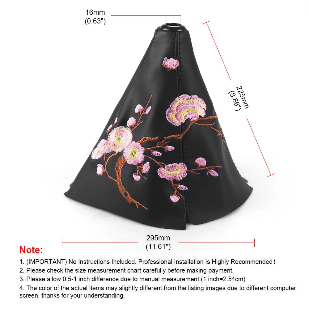 Genuine Leather Car Gear Shift Boot Cover Gaiter