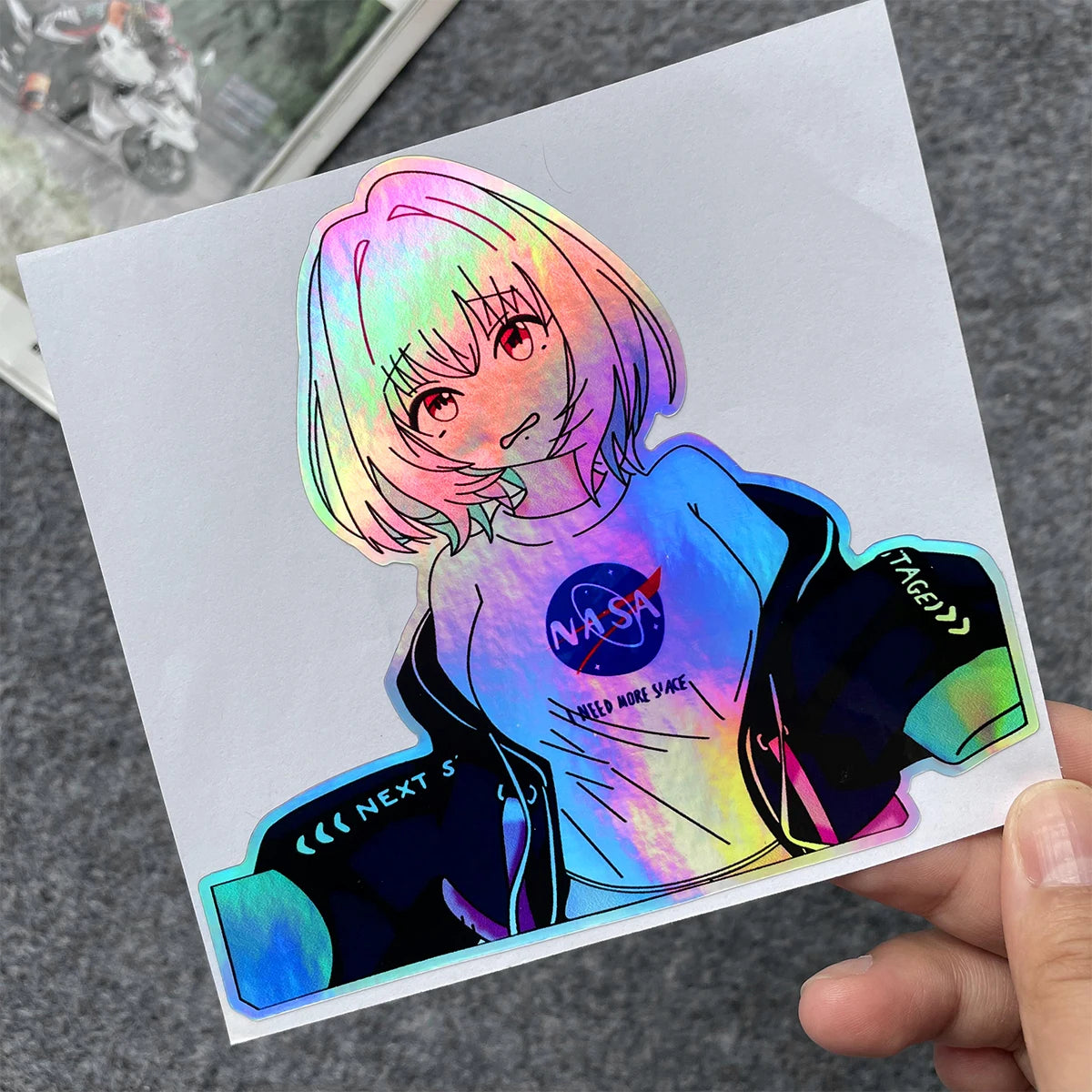 32PCS Binary Modification JDM Anime Waterproof Sticker