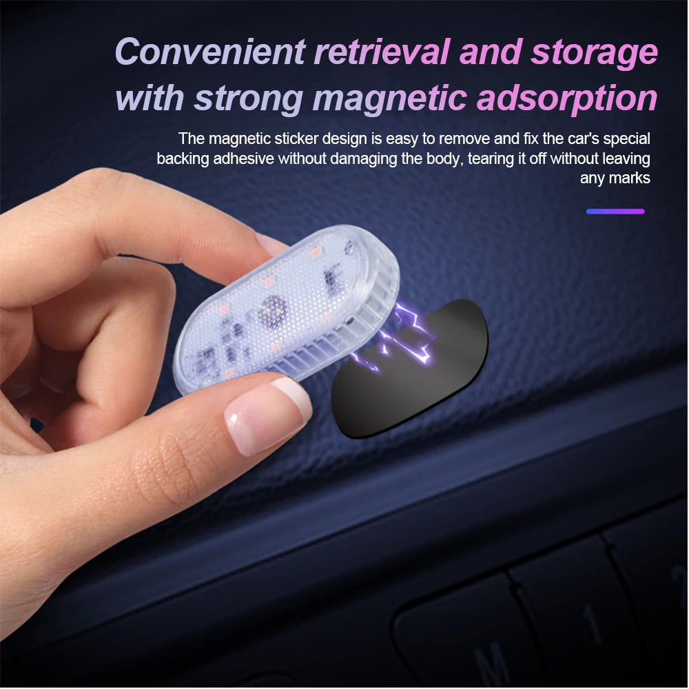 Multi Color Wireless Car LED Lights