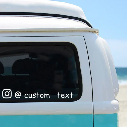 User Name Custom Personalized Instagram Vinyl Decals