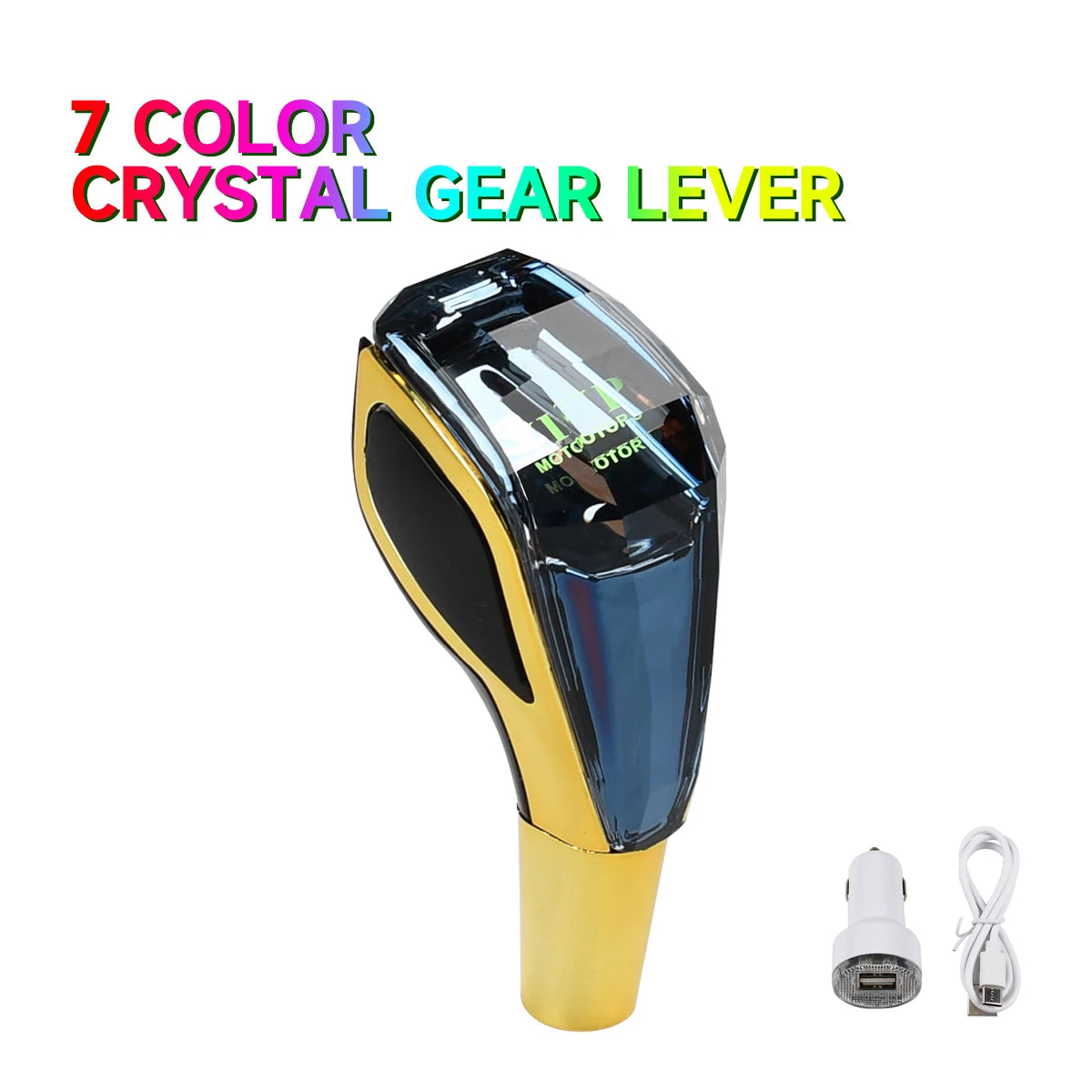 Crystal Handle Gear Shift Knob