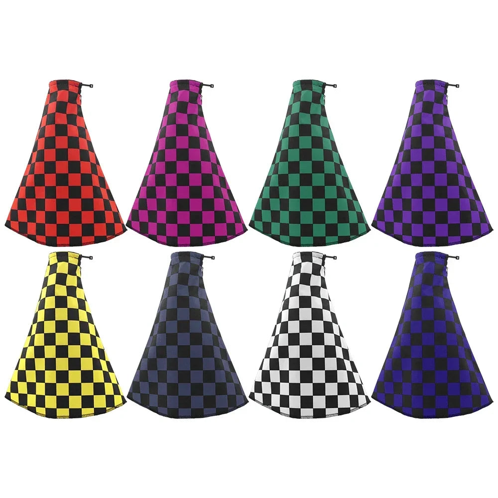 Checkered Car Shift Knob Cover