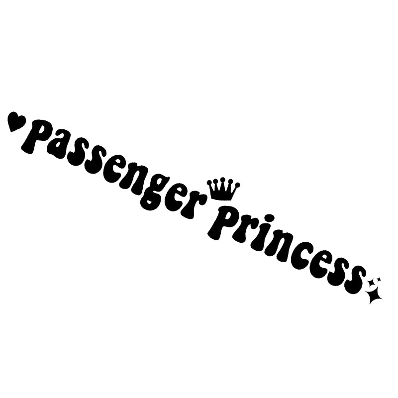 G216 15*2.3CM Passenger Princess Car Stickers