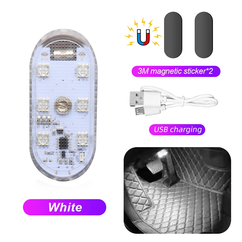 Multi Color Wireless Car LED Lights