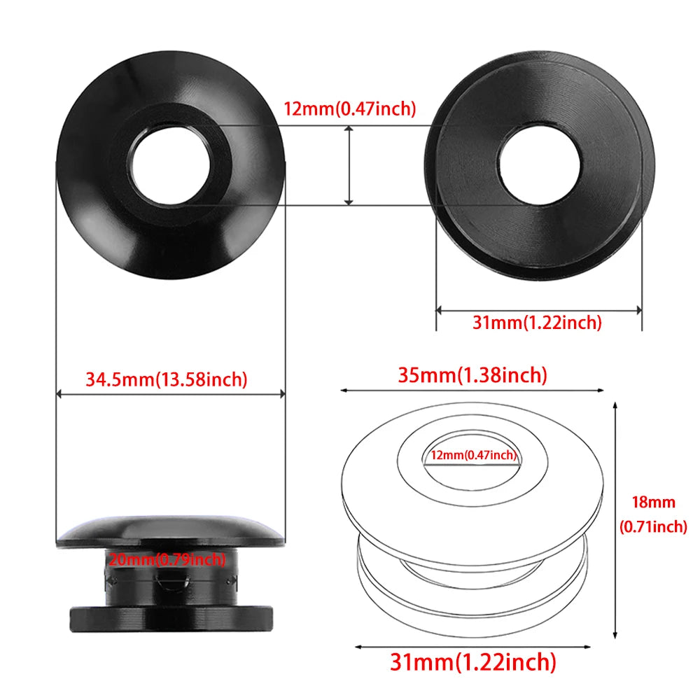 Aluminum Car Gear Knob Limiter
