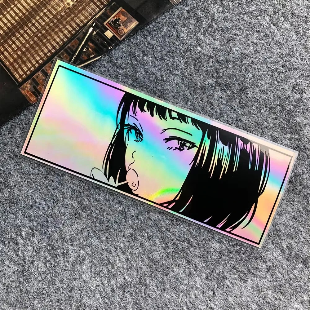 32PCS Binary Modification JDM Anime Waterproof Sticker