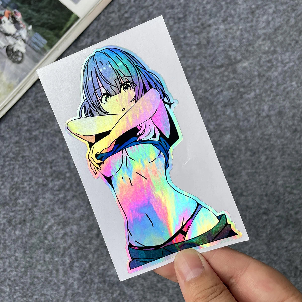 32PCS Binary Modification JDM Anime Waterproof Sticker