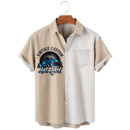 Men's Retro Racing Cars Hawaiian Shirts