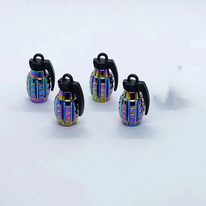 4pcs Aluminum Or Plastic Car Motorcycle Bike Truck Wheel Tire Valve Dustproof Valve-cap