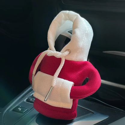 Fashion Hoodie Car Cute Cartoon Gear Shift Knob Cover
