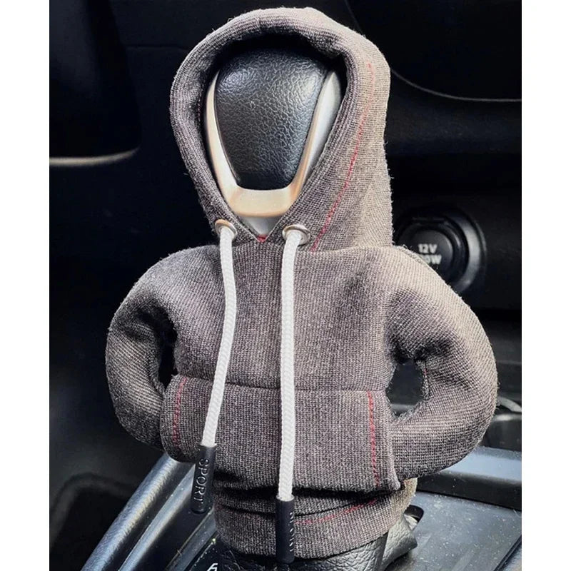 Fashion Hoodie Car Cute Cartoon Gear Shift Knob Cover