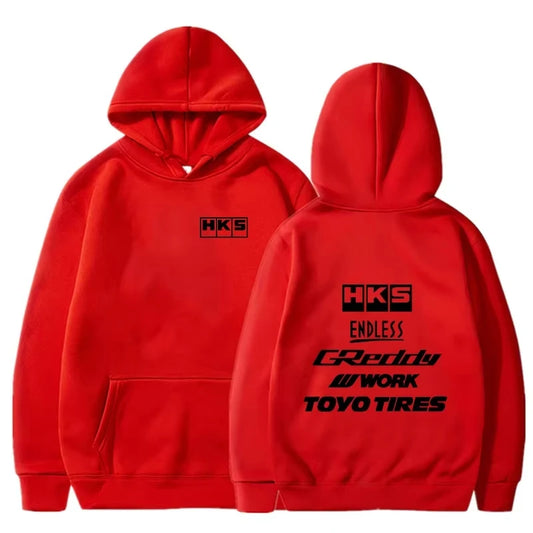 JDM Modified Car HKS ENDLESS Hoody Men and Women