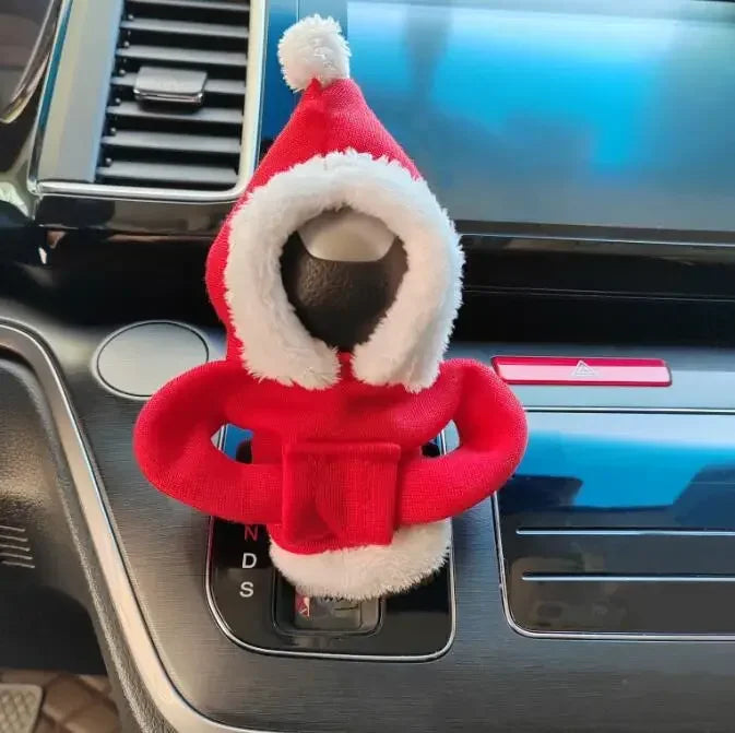 Fashion Hoodie Car Cute Cartoon Gear Shift Knob Cover
