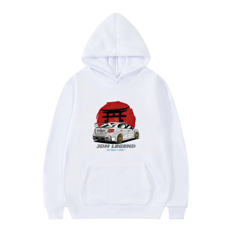 Jdm Subaru Performance Car Hoodie Sportswear