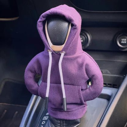 Fashion Hoodie Car Cute Cartoon Gear Shift Knob Cover
