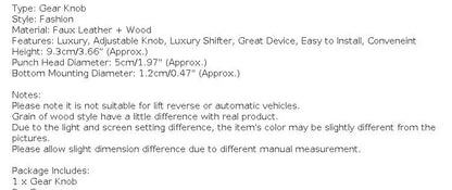 Manual Gear Stick Shifter Knob