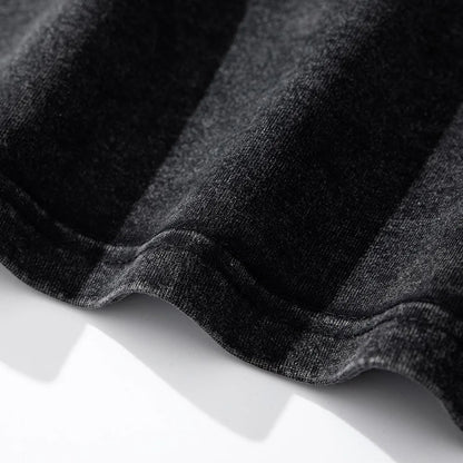Summer Men Oversize Washed T-shirts 100% Cotton