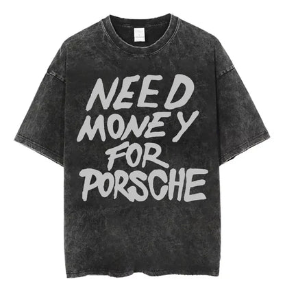 Summer Men Oversize Washed T-shirts 100% Cotton