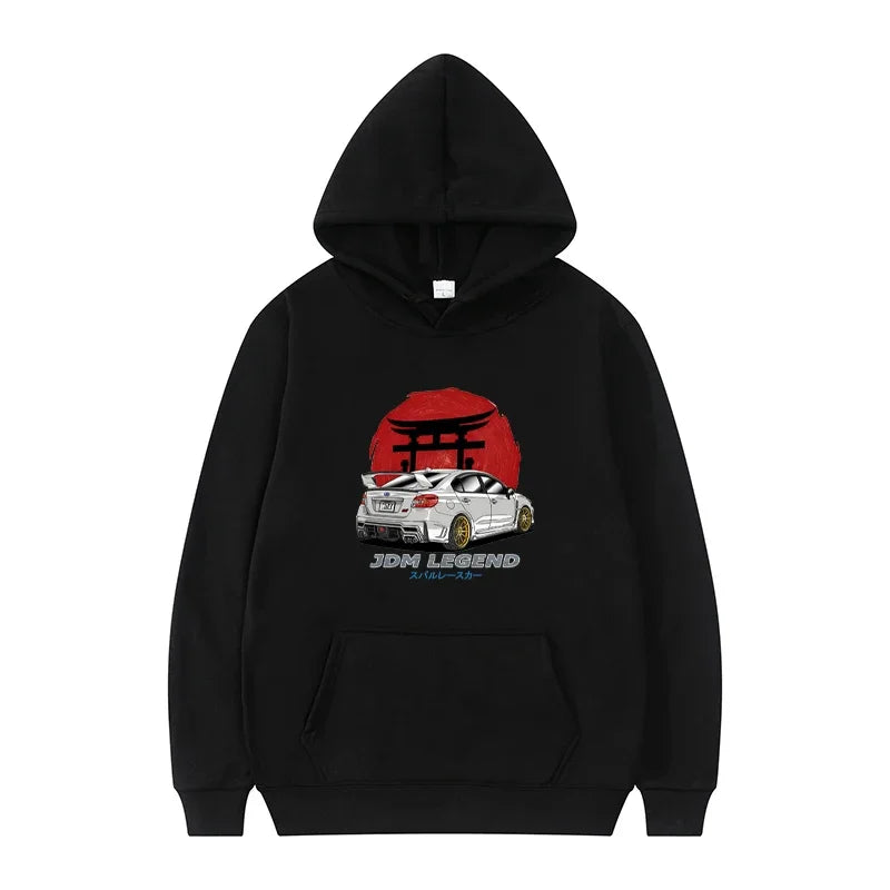 Jdm Subaru Performance Car Hoodie Sportswear
