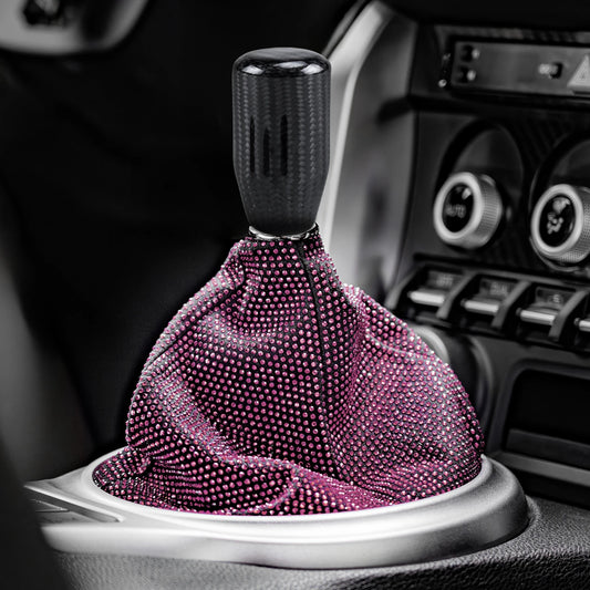Crystal Rhinestones Car Gear Shift Knob Covers