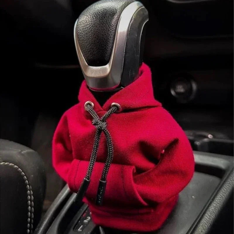 Fashion Hoodie Car Cute Cartoon Gear Shift Knob Cover
