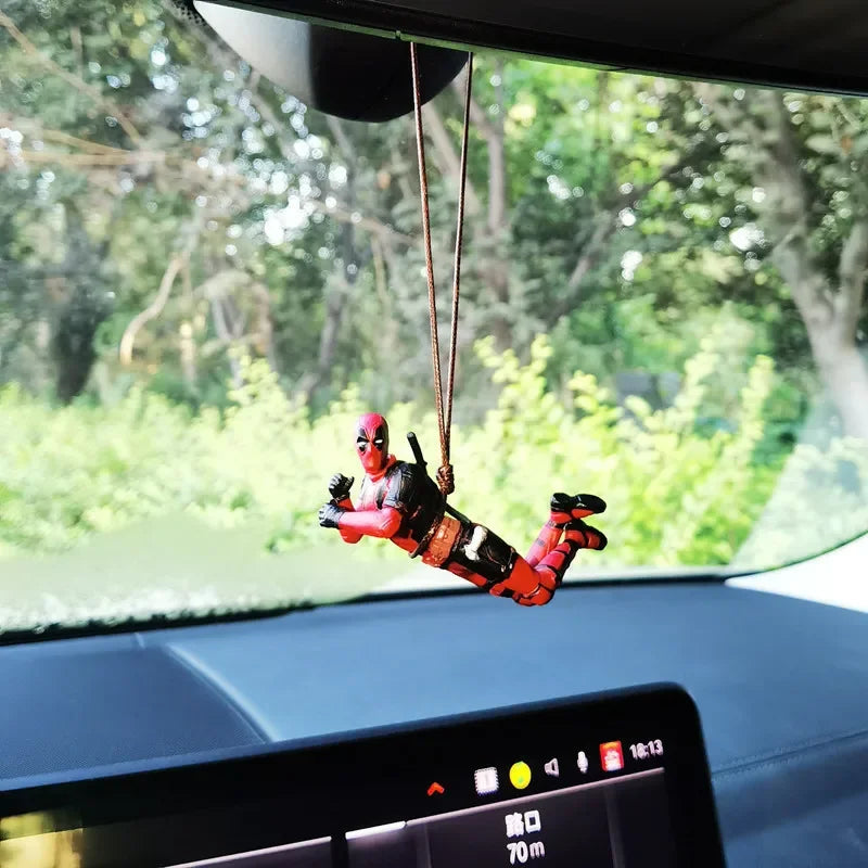 Cartoon Deadpool Car Pendant