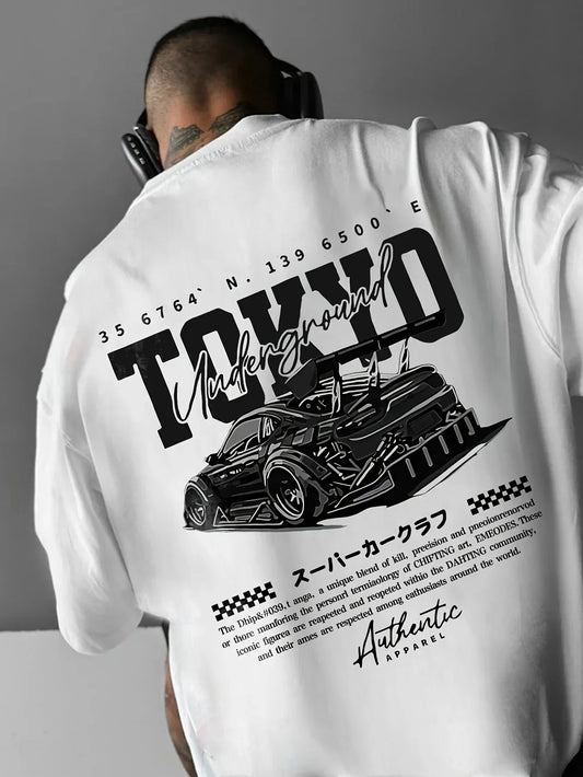 Men's short-sleeved t-shirt TOKYO design
