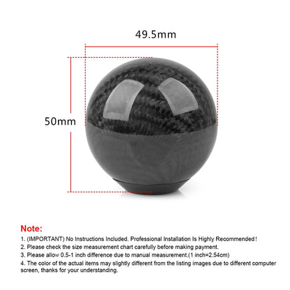 JDM Style Carbon Fiber Manual Gear Shift Knob