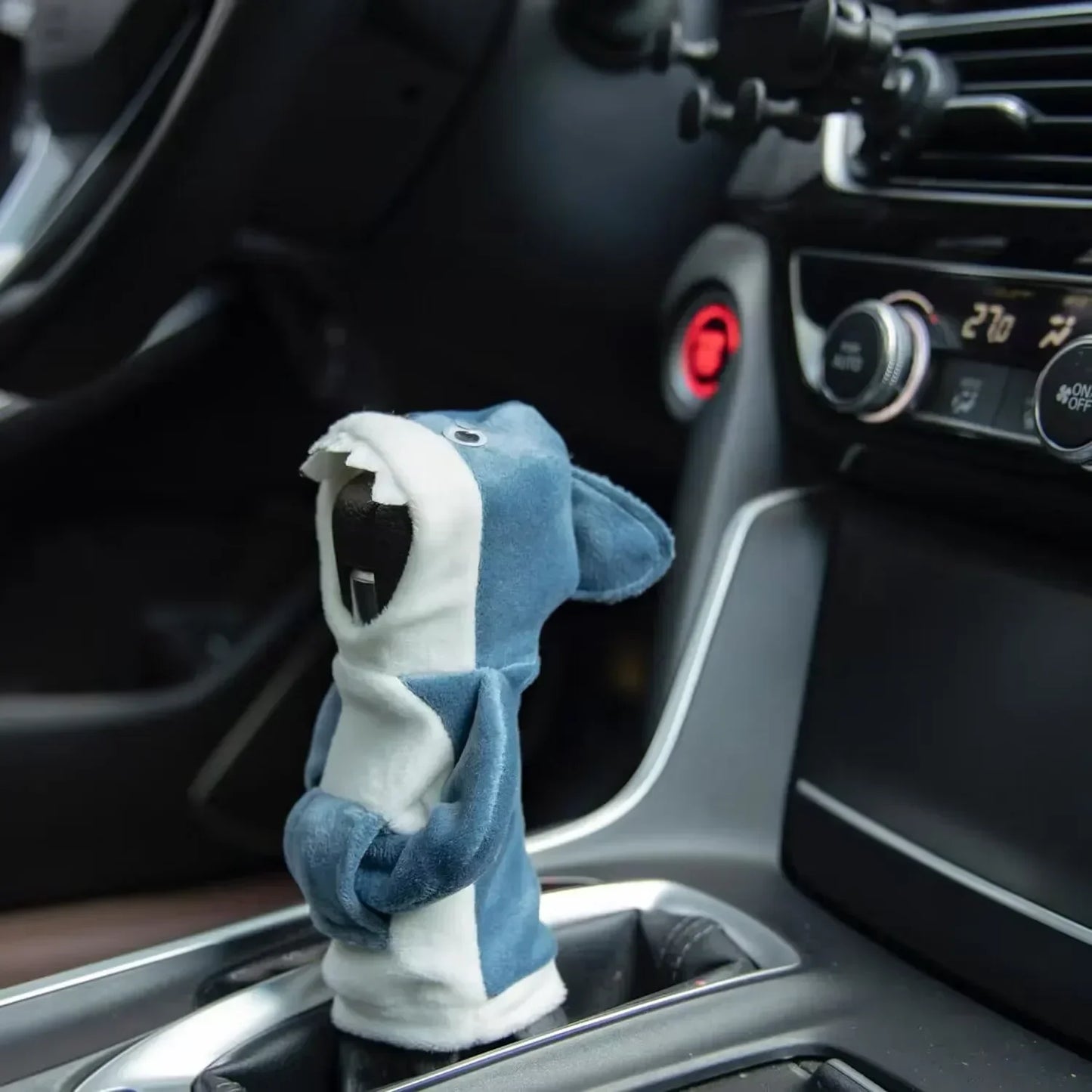 Fashion Hoodie Car Cute Cartoon Gear Shift Knob Cover