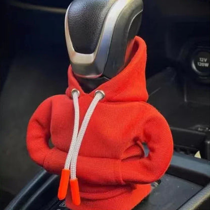 Fashion Hoodie Car Cute Cartoon Gear Shift Knob Cover