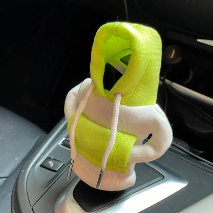 Fashion Hoodie Car Cute Cartoon Gear Shift Knob Cover