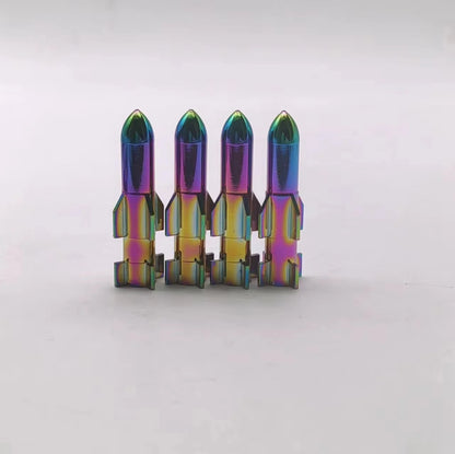 4pcs Aluminum Or Plastic Car Motorcycle Bike Truck Wheel Tire Valve Dustproof Valve-cap